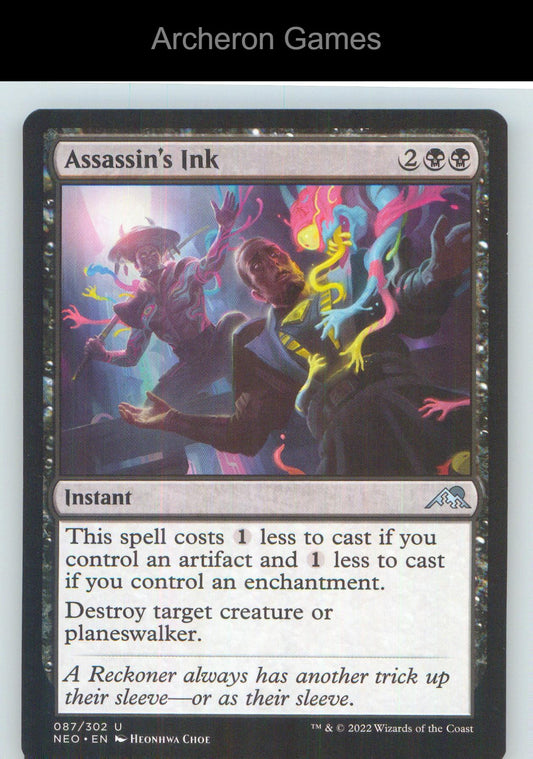 Assassin's Ink NEO 87 UC MTG Card NM/EX+