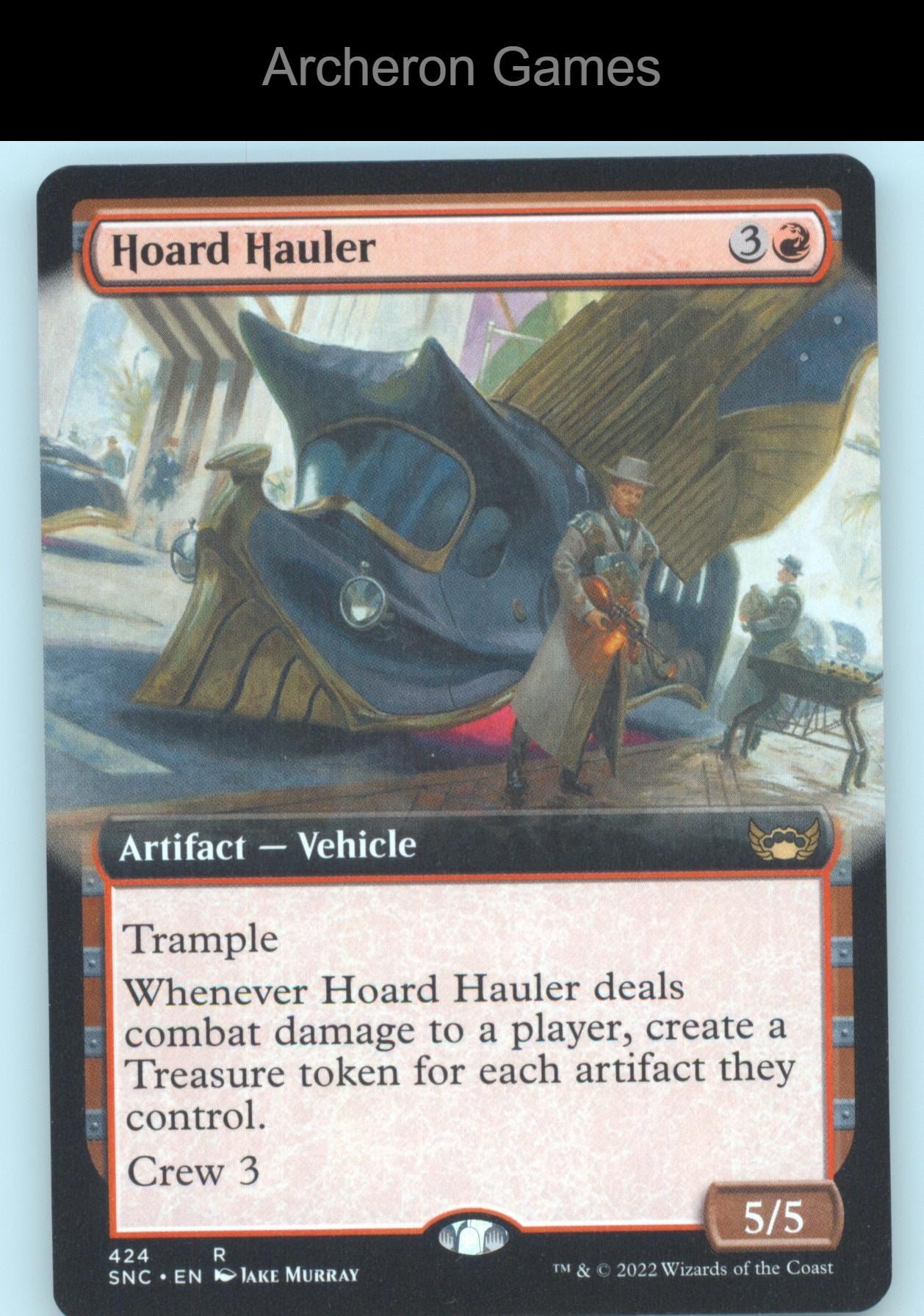 Hoard Hauler (Extended Art) 424 R MTG Card Streets of New Capenna
