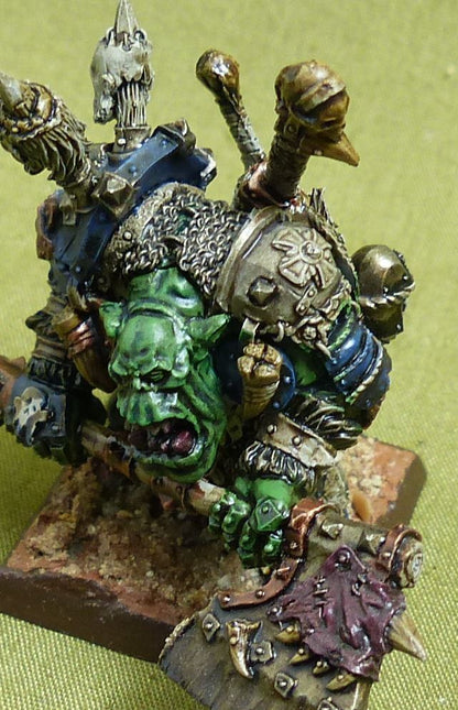 Orc Command Set of 1 painted - Orcs and Goblins - Warhammer Old World #FN