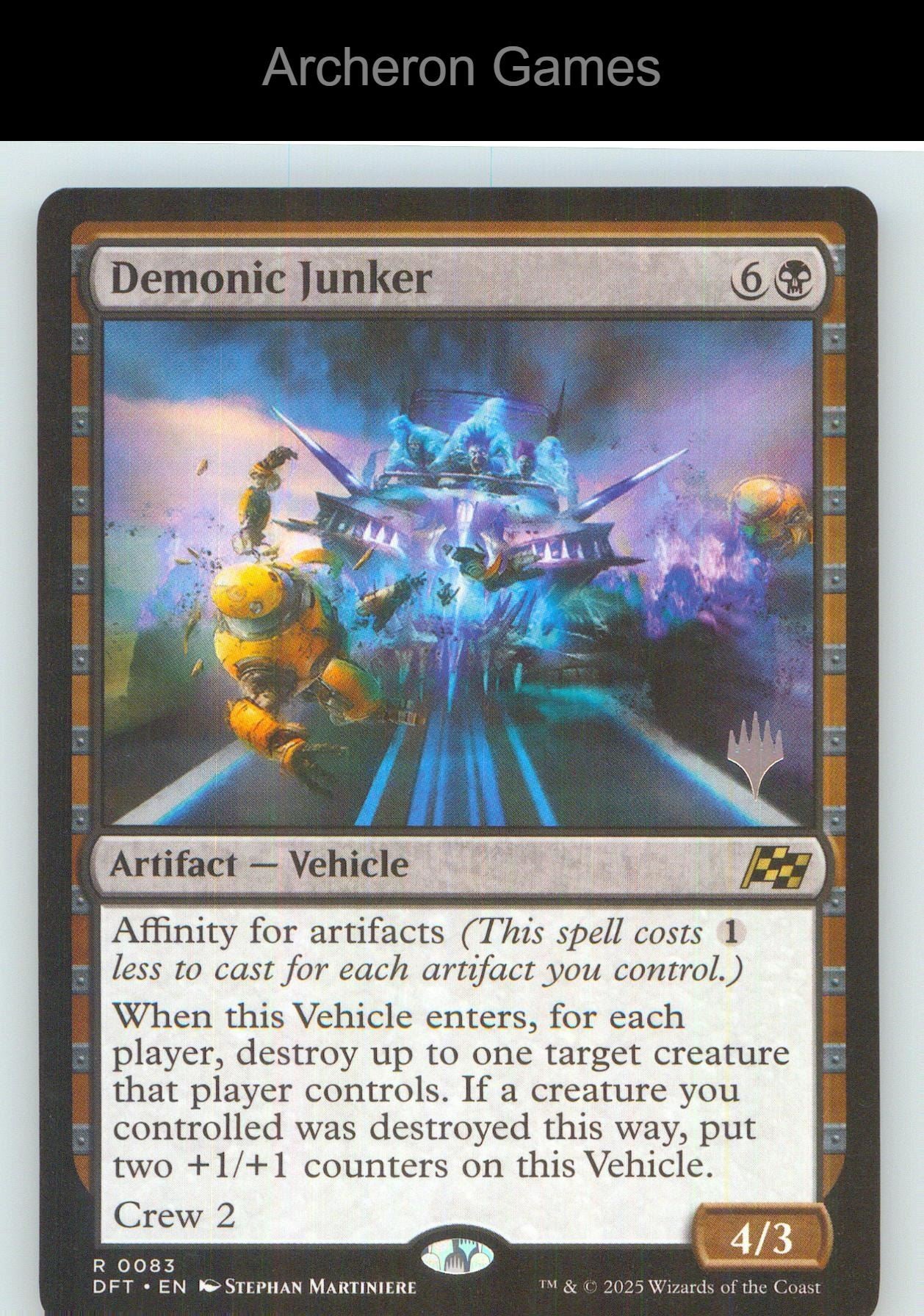 Demonic Junker DFT 83 R MTG Card NM/EX+