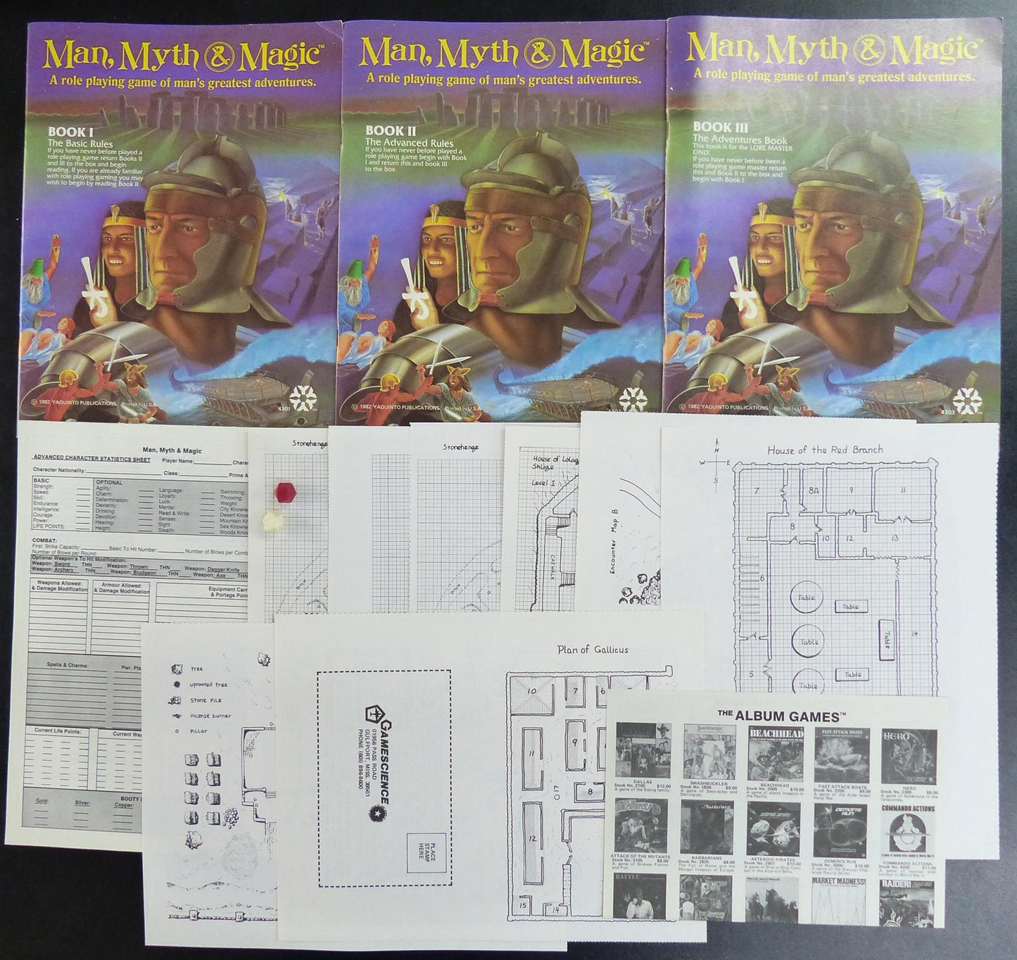 Man Myth & Magic The Roleplaying Game OOP #1XS