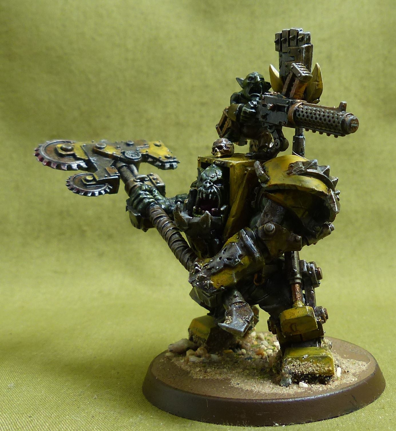 Warboss in Mega Armour painted - Orks - Warhammer 40K #1IQ