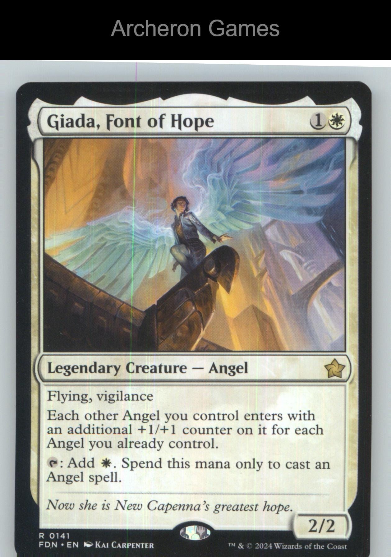 Giada, Font of Hope FDN 141 R MTG Card NM/EX+