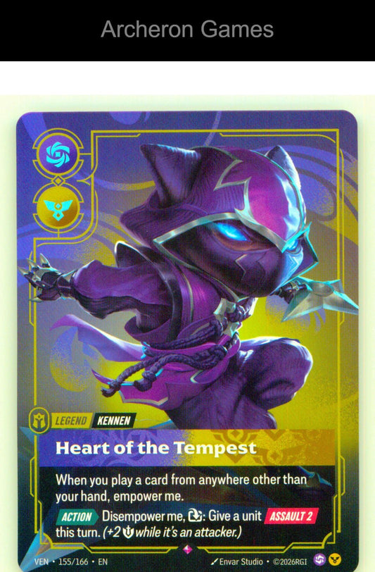 Yordle, Kennen - Heart of the Tempest VEN 155/166 R Vendetta Riftbound Card