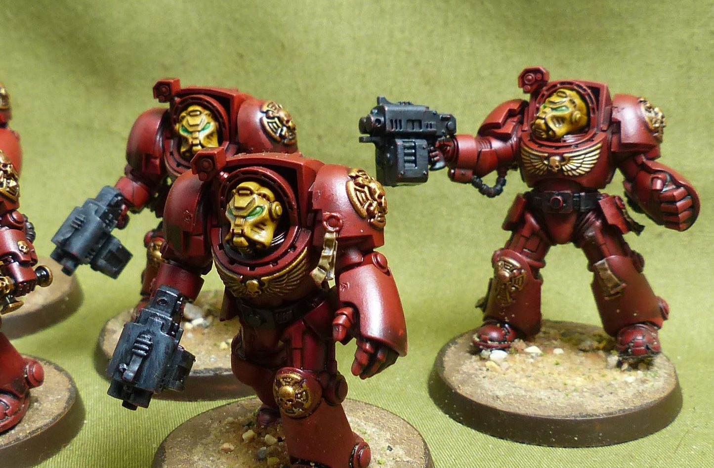 Terminator Squad painted - Blood Angels - Warhammer 40K #3YT