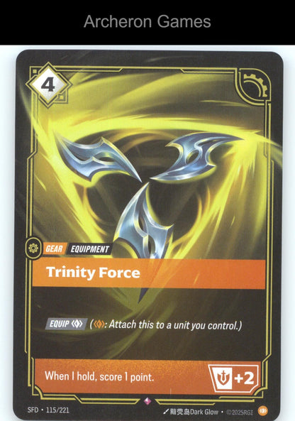 Trinity Force SFD 115/221 R  Card Spiritforged