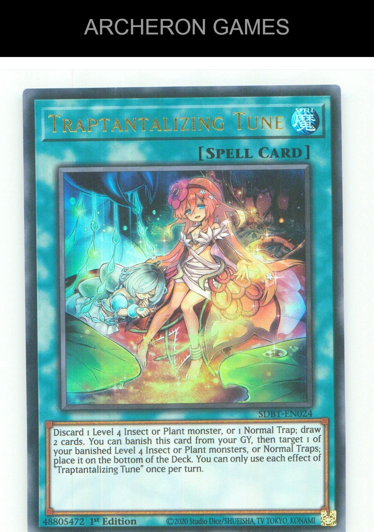 Traptantalizing Tune UR YUGIOH Card 1st Edition