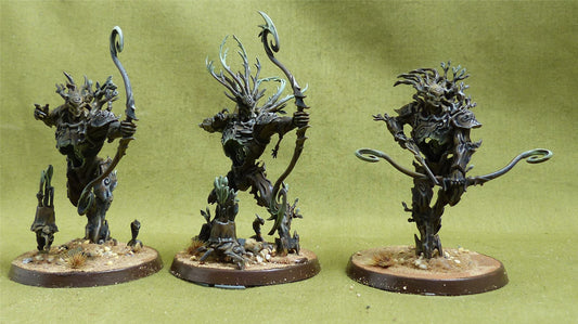 Kurnoth Hunters with Greatbows painted - Sylvaneth - Warhammer AoS #5Z9