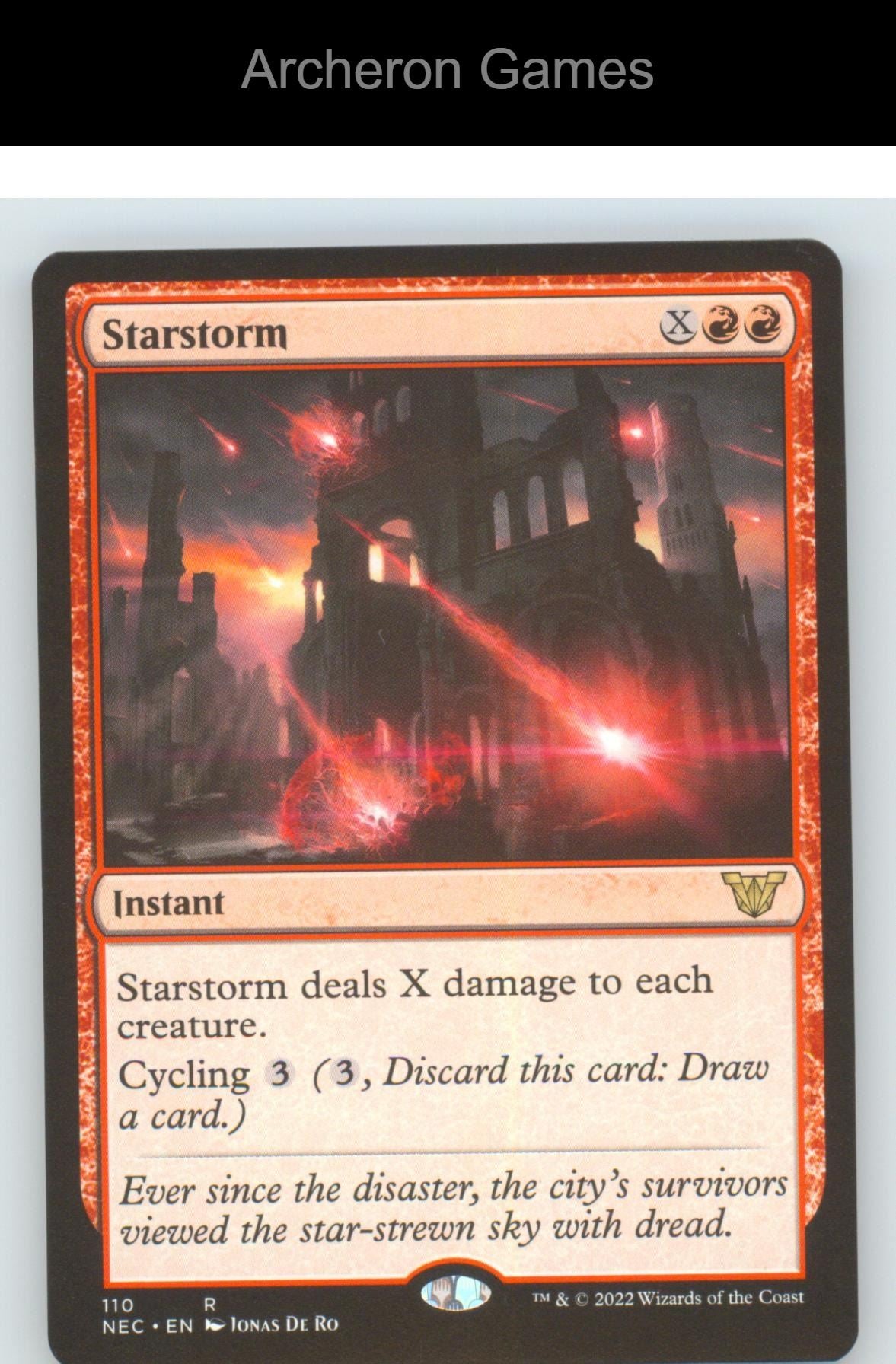 Starstorm NEC 110 R MTG Card NM/EX+