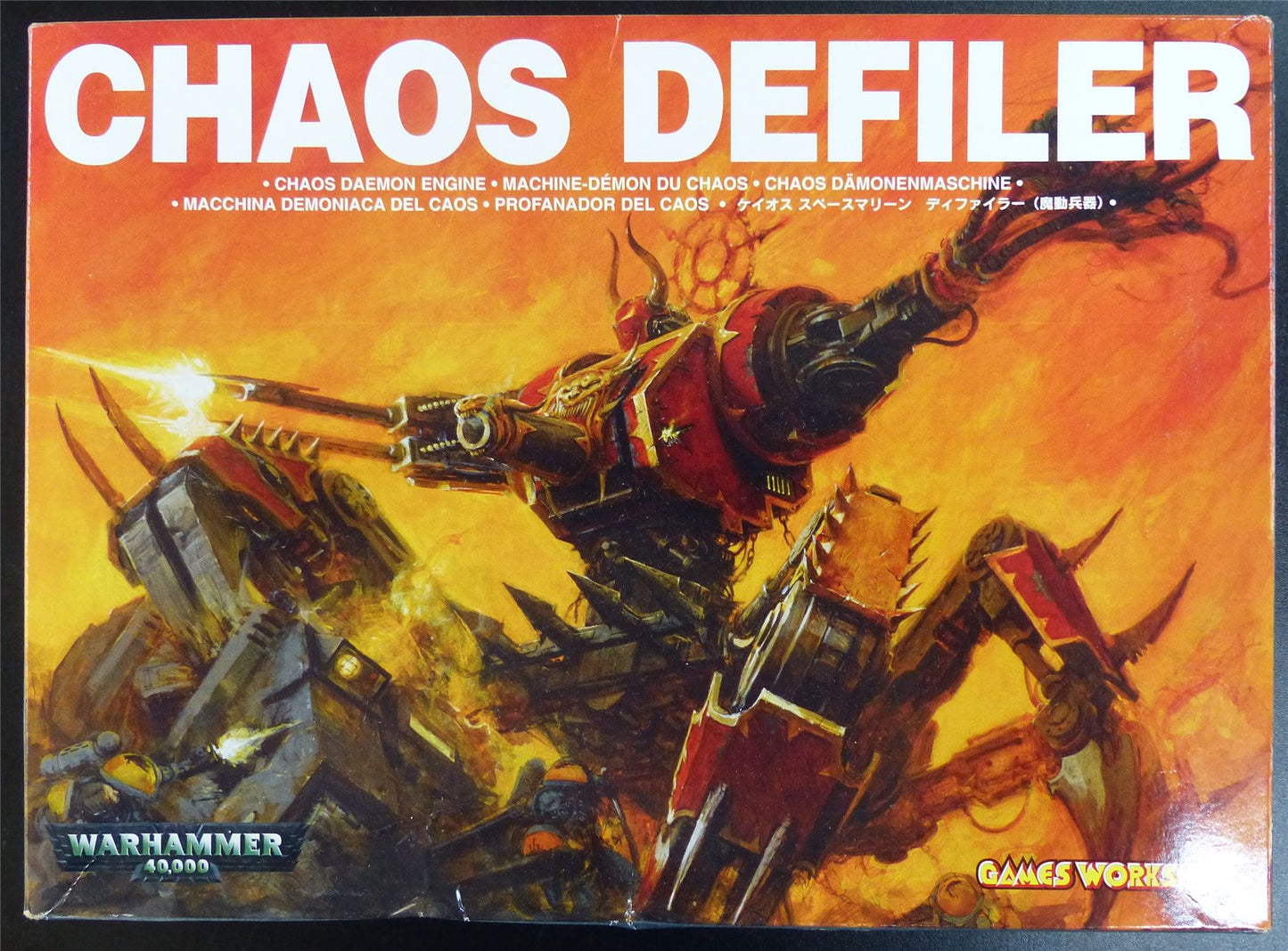 Chaos Defiler Part Built Classic OOP - Chaos Space Marines - Warhammer 40K #26Y