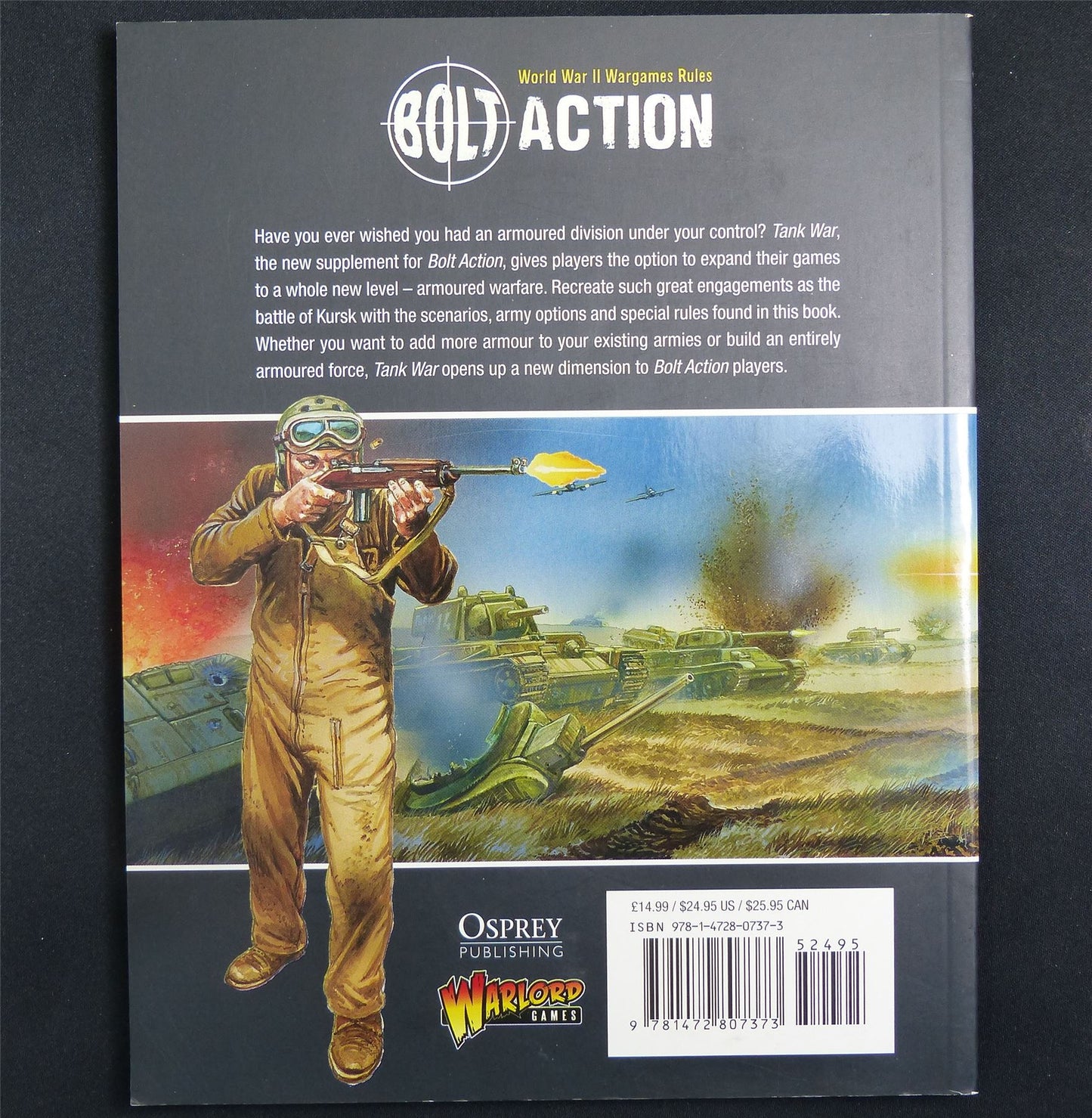 Tank War: Bolt Action Miniatures Rulebook - Warlord Games Softback #E0