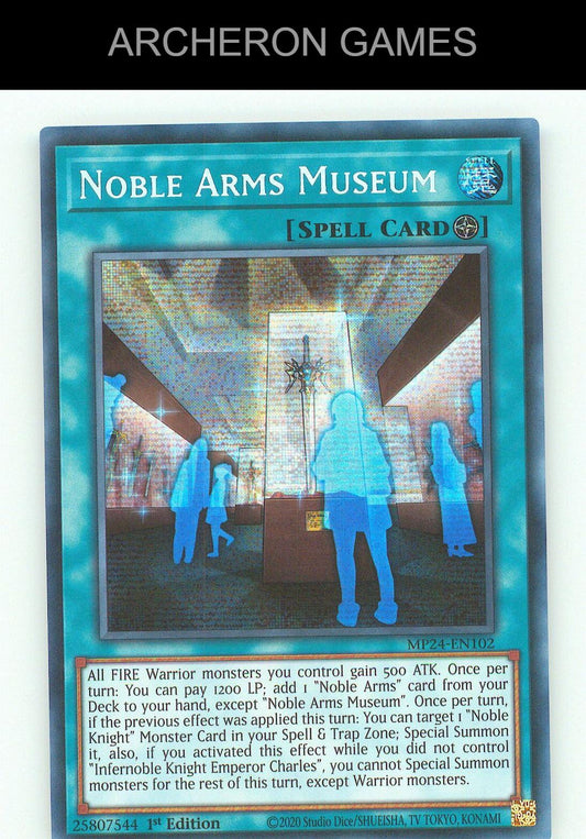 Noble Arms Museum SEC YUGIOH Card