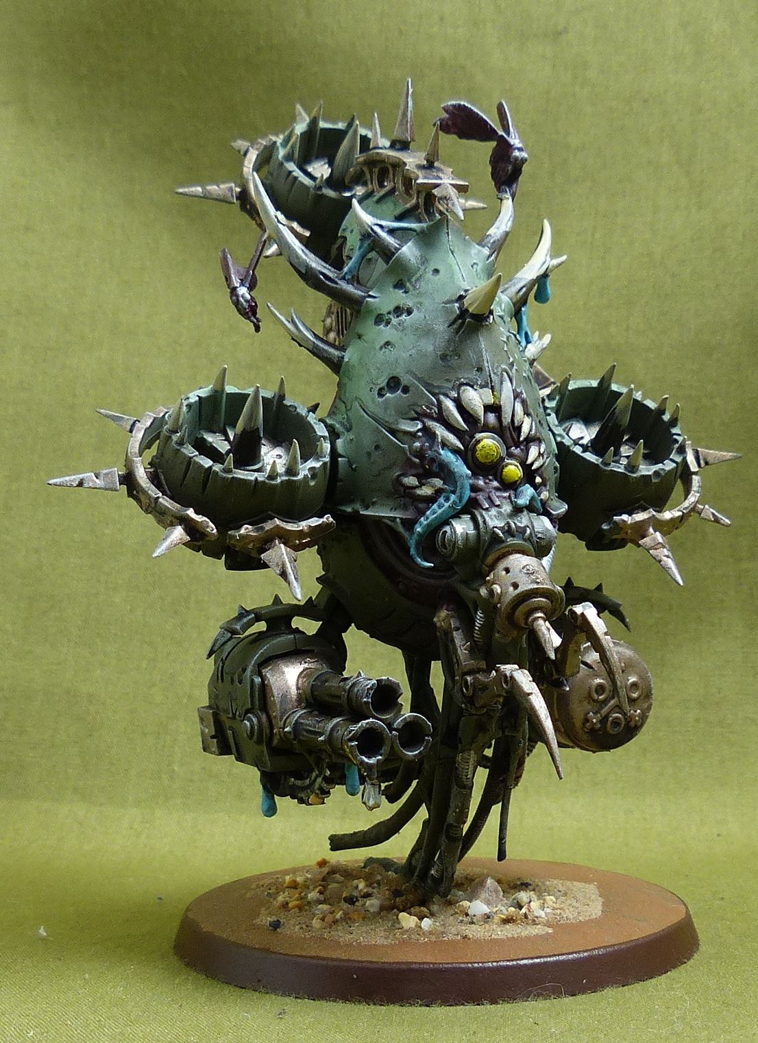 Foetid Bloat-drone Painted - Death Guard - Warhammer 40K #3V2