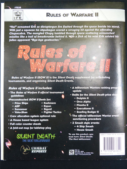 Silent Death: Rules of Warfare II Miniatures Sourcebook - I.C.E. Booklet #2R3