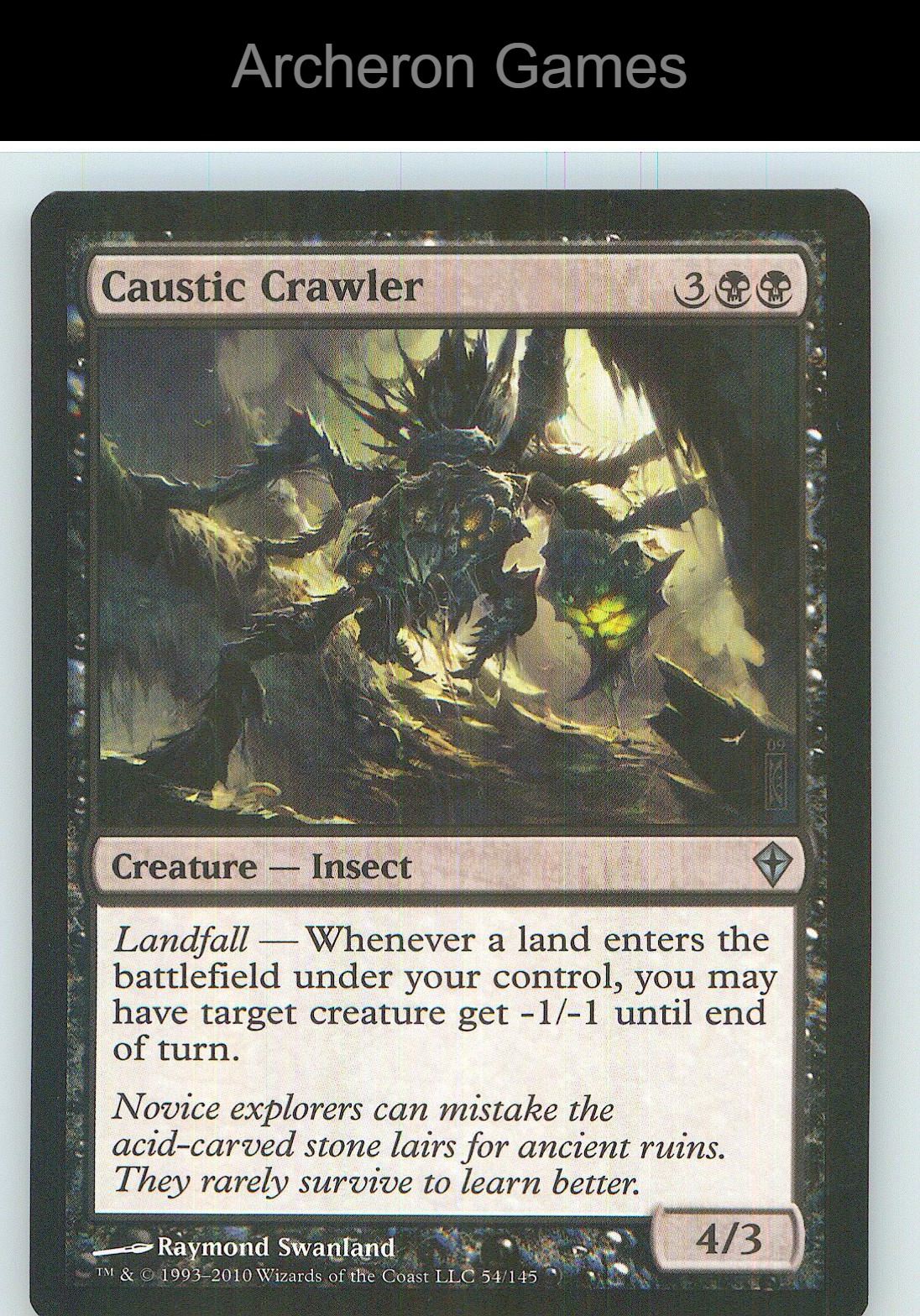 Caustic Crawler WWK 54 UC MTG Card NM/EX+