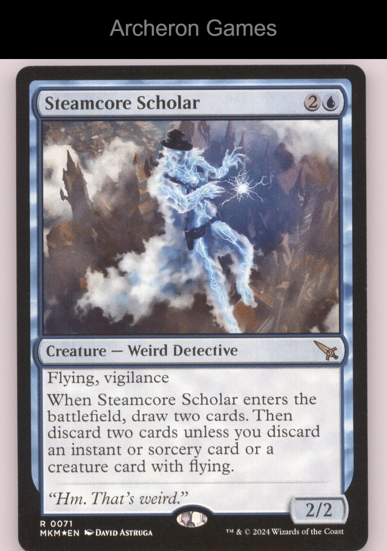 Steamcore Scholar 71 R MTG Card Promo Pack: Murders at Karlov Manor