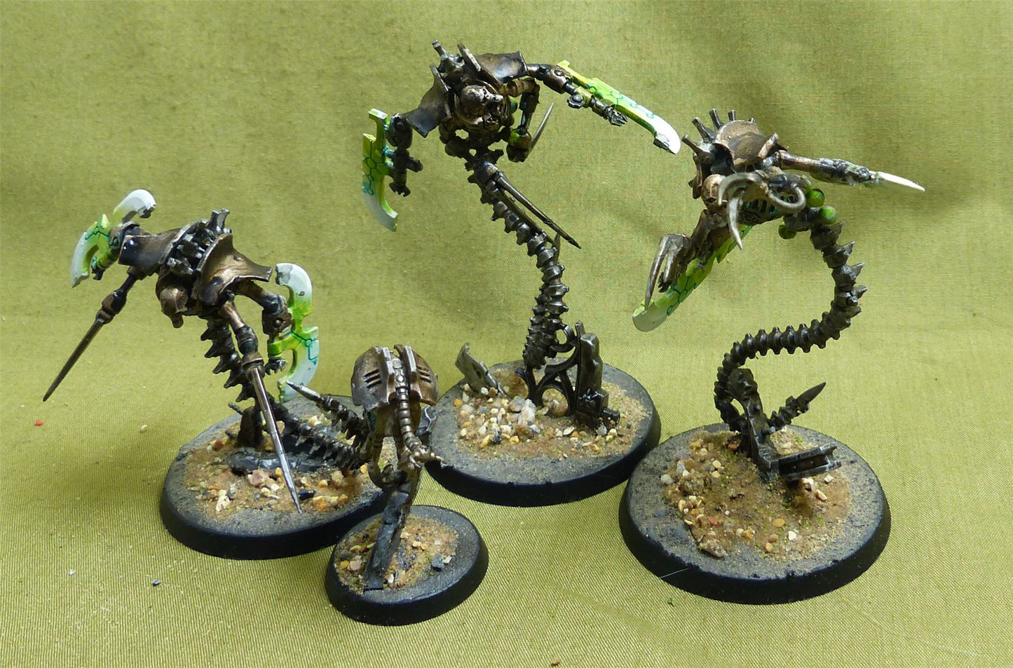 Ophydian Destroyers painted - Necrons - Warhammer 40K #1Q2