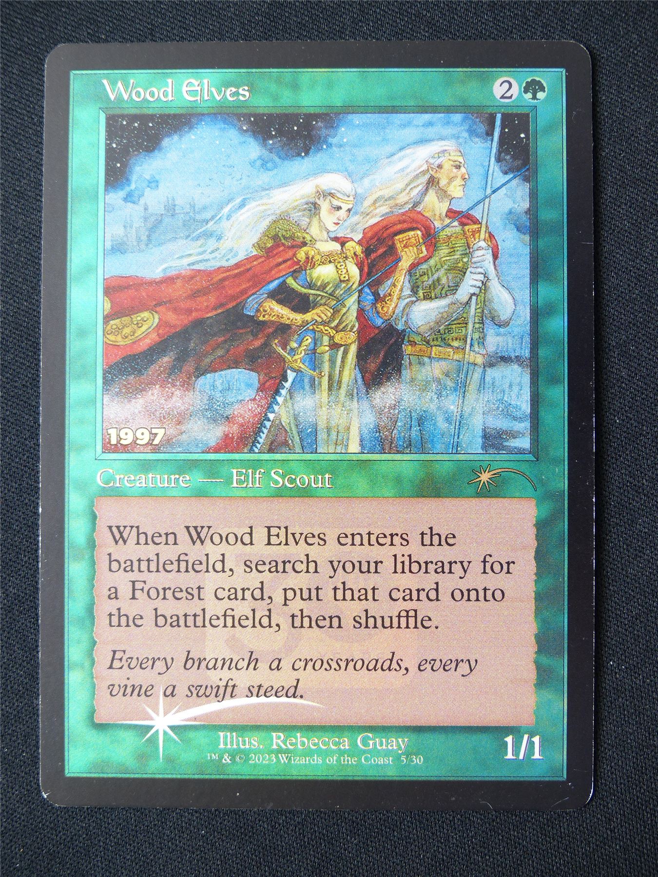 Wood Elves Retro Promo Foil - DCI - Mtg Card #99Y