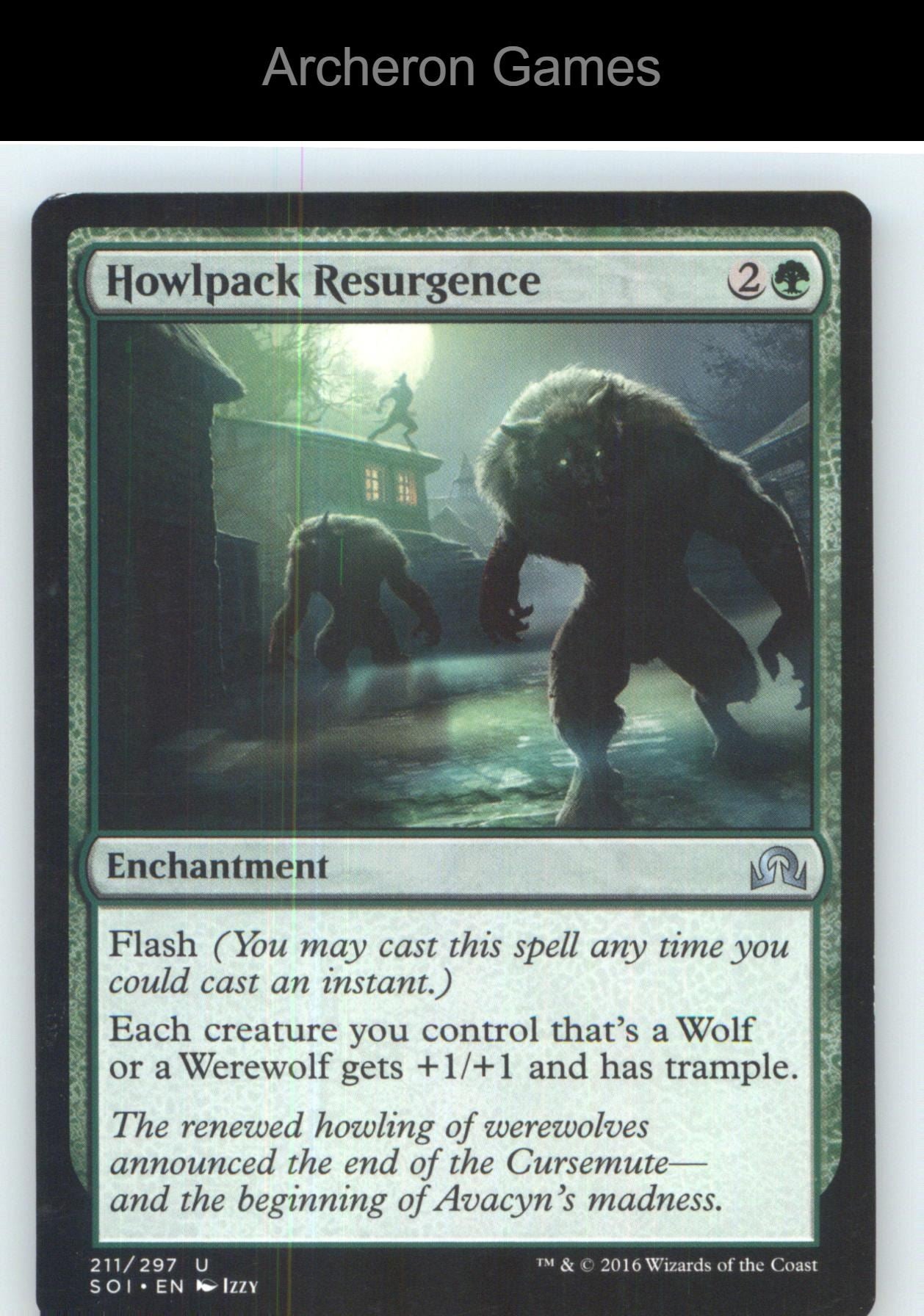 Howlpack Resurgence SOI 211 UC MTG Card NM/EX+