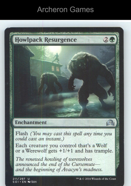 Howlpack Resurgence SOI 211 UC MTG Card NM/EX+
