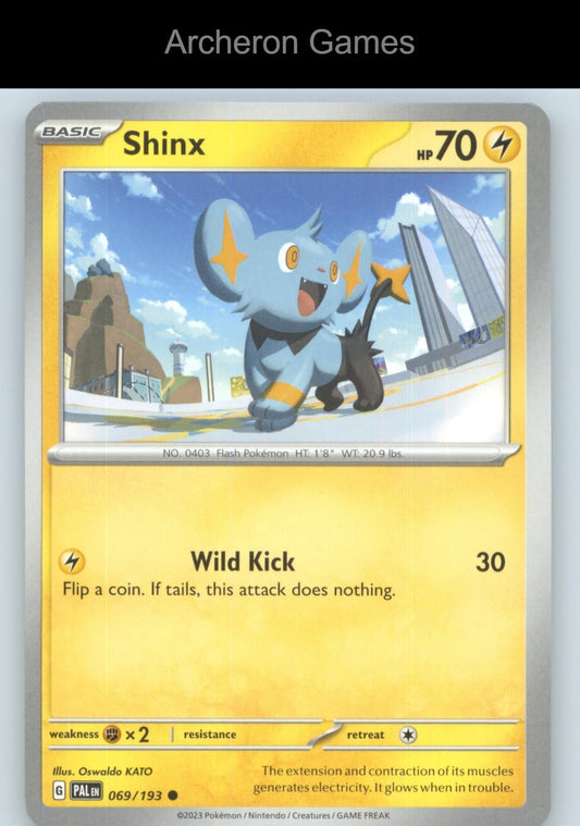 Pokemon Card Shinx PAL 069/193 C Paldea Evolved