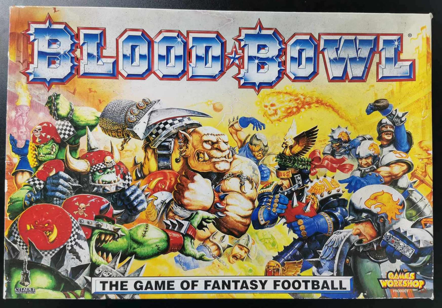 Blood Bowl 1st Edition Box Tokens Rulebook & Board