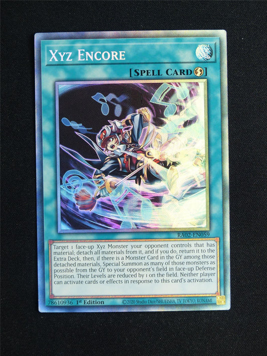 Xyz Encore RA02 Collector Rare - 1st ed Yugioh Card #23Q