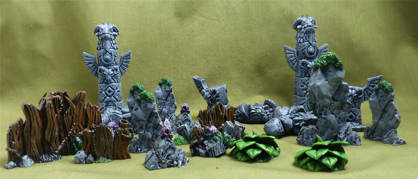 3d painted Scenery Ruins #5B8