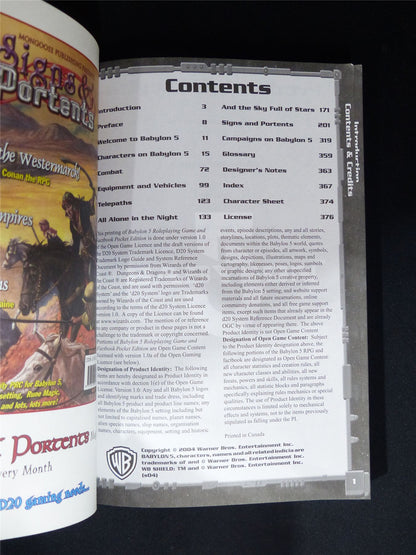 Babylon 5 Roleplaying Game Pocket Edition - Roleplay Softback #1WS