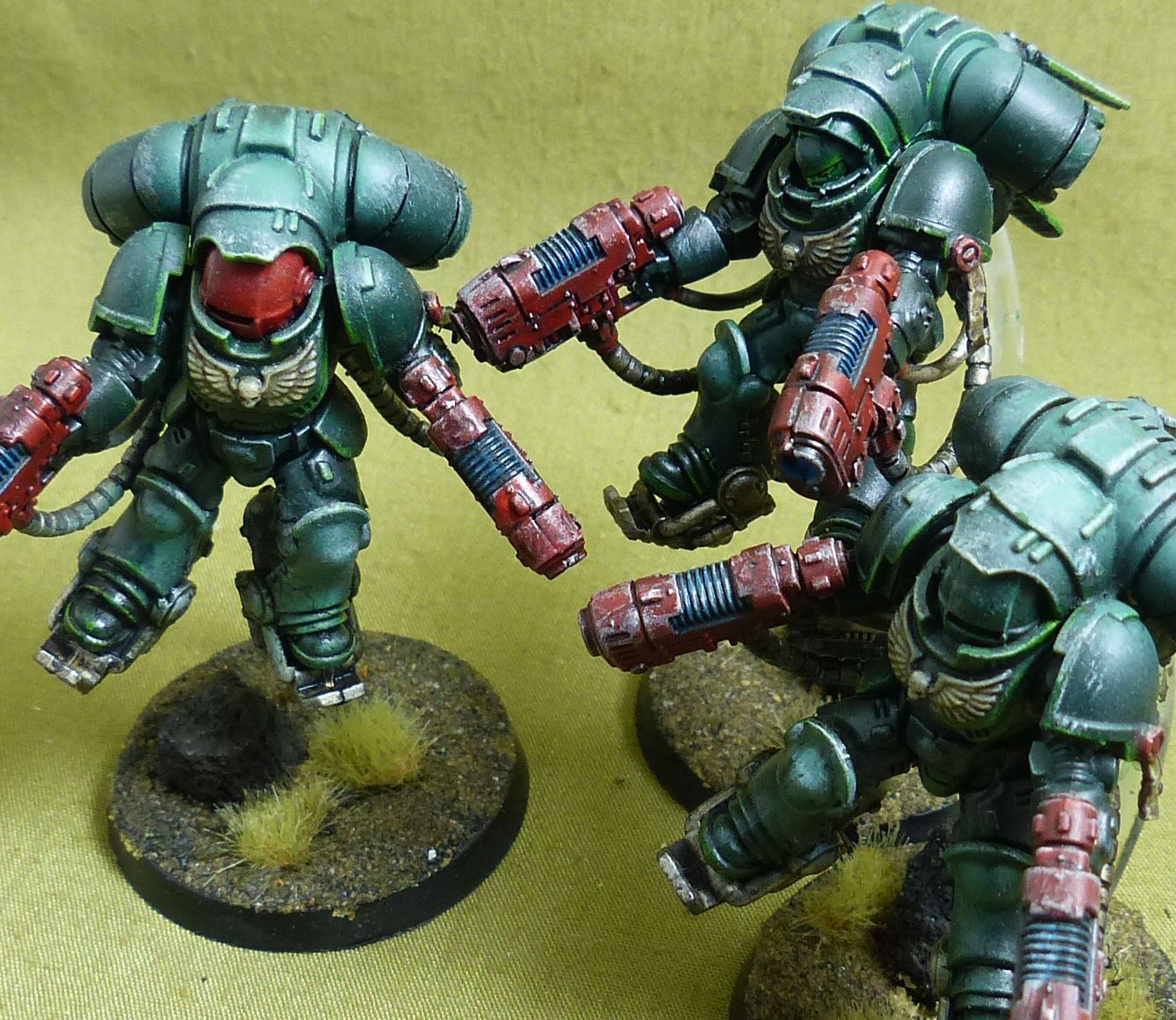 Inceptor Squad painted - Dark Angels - Warhammer 40K #3JH