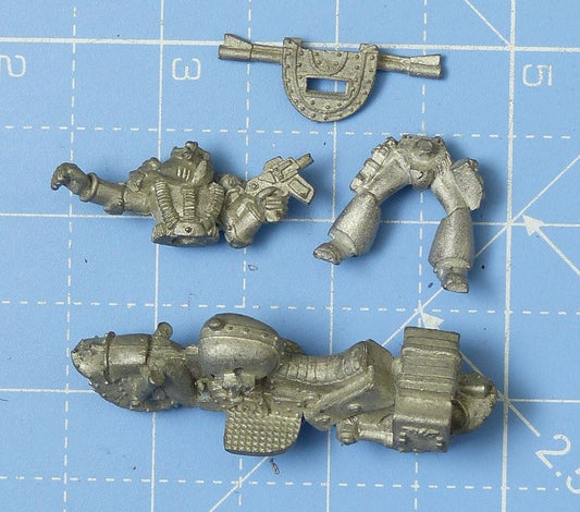 Classic Metal Black Shadow with Rider - Space Marines - Warhammer 40K #2JW