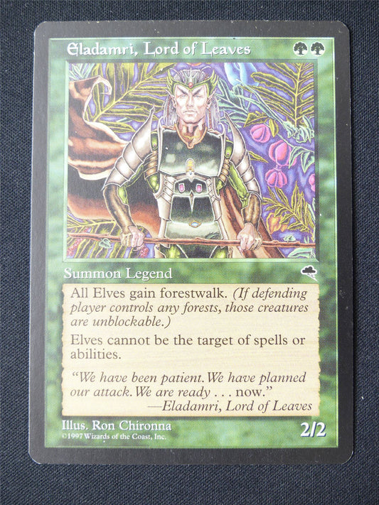 Eladamri Lord of Leaves played - TMP - Mtg Card #14P
