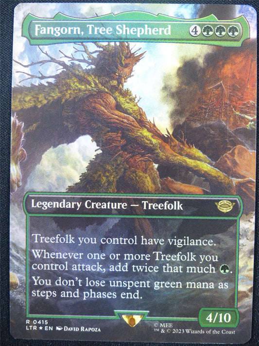 Fangorn Tree Shepherd Borderless Foil - LTR - Mtg Card #2VK