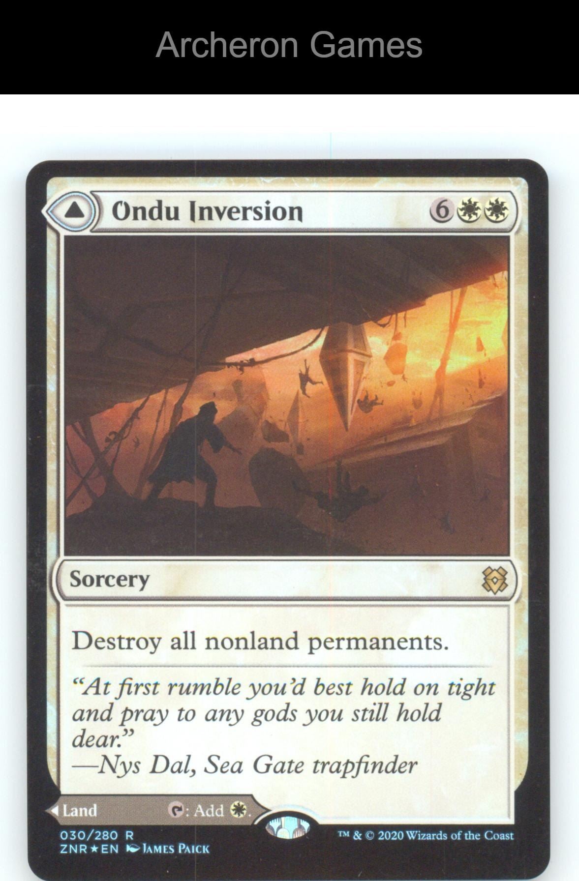 Ondu Inversion ZNR 30 R MTG Card Zendikar Rising FOIL
