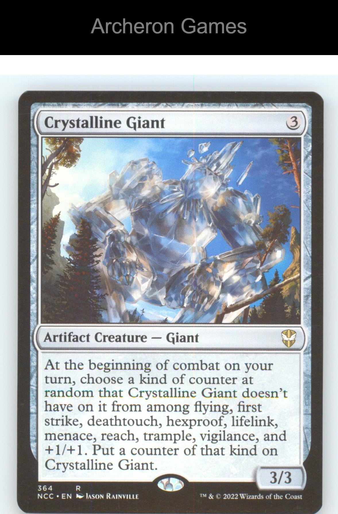 Crystalline Giant NCC 364 R MTG Card NM/EX+