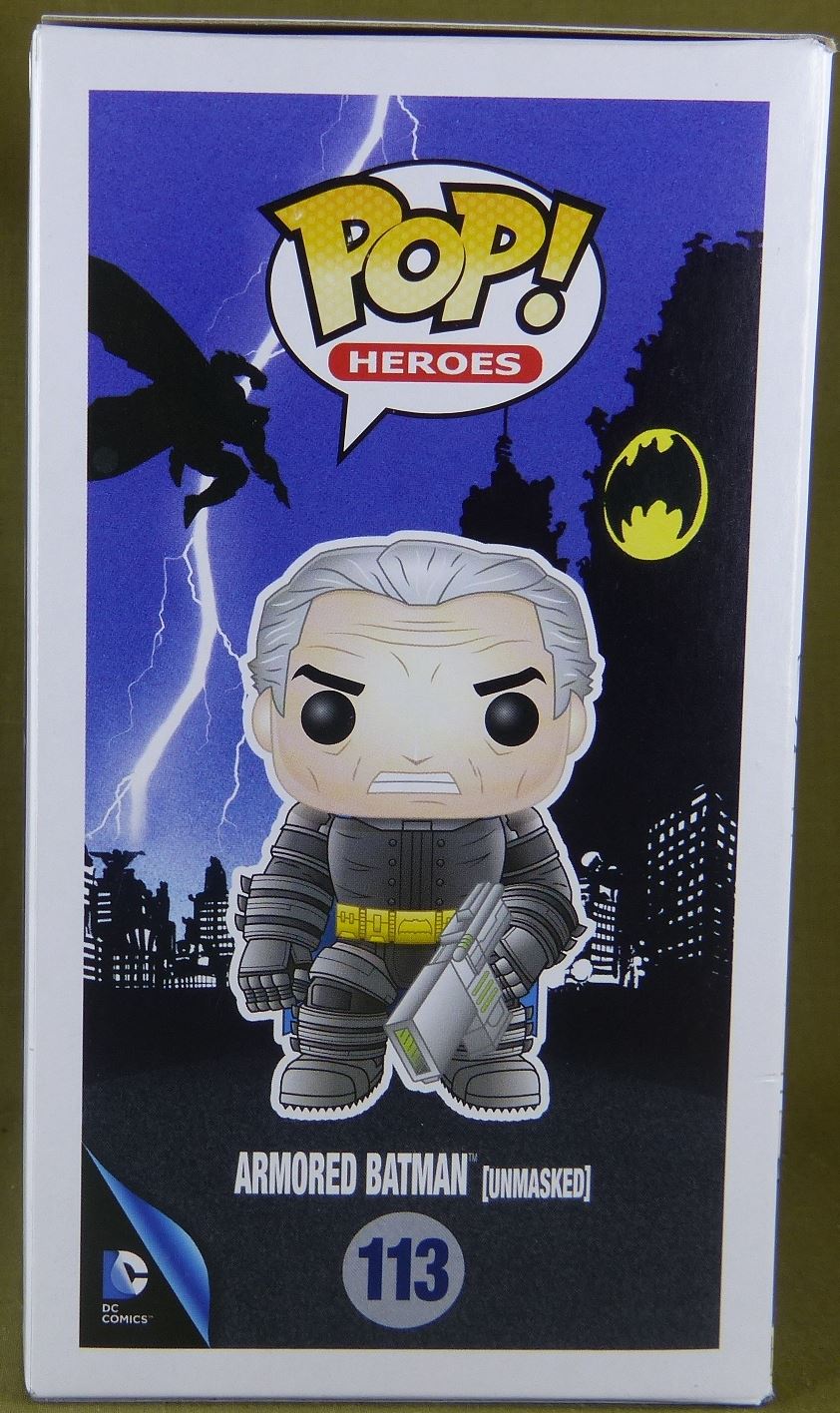 Armoured Batman Unmasked - The Dark Knight returns - Funko POP #2W7