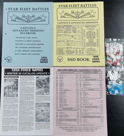 Star Trek: Star Fleet Battles Advanced Missions Vintage Board Game - Task Force Games #16