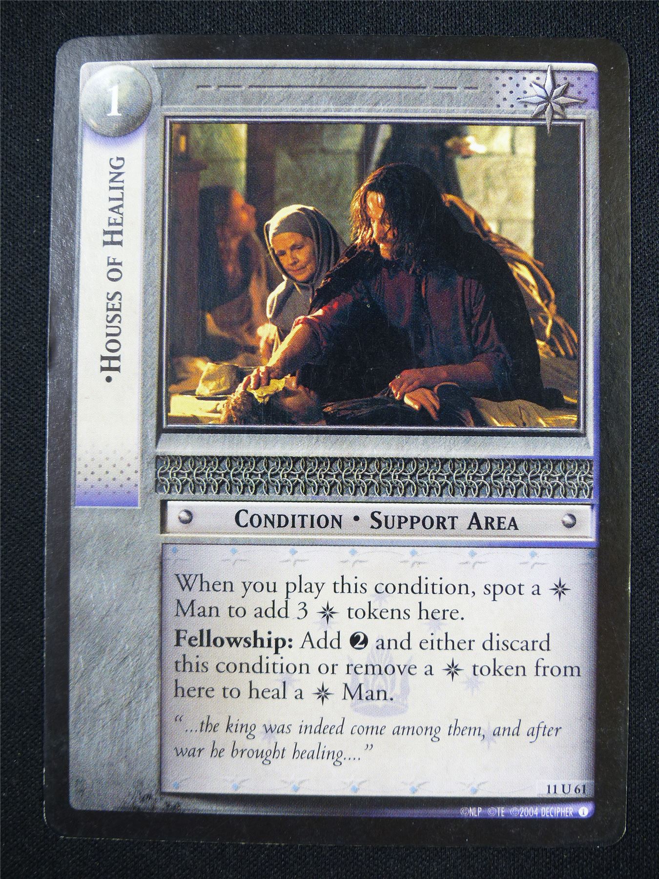 Houses of Healing 11 U 61 - LotR Card #18W