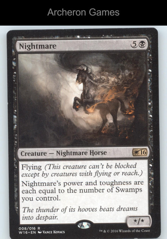 Nightmare 8 R MTG Card Welcome Deck 2016