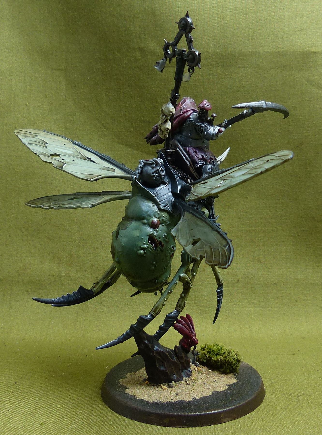 Pusgoyle Blightlord set of 1 painted - Death Guard - Warhammer AoS #42T