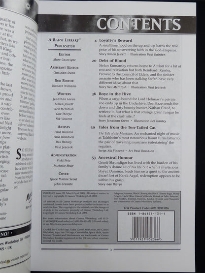 Inferno! Tales of Fantasy and Adventure #23 - Workshop Black Library Publication #1O3