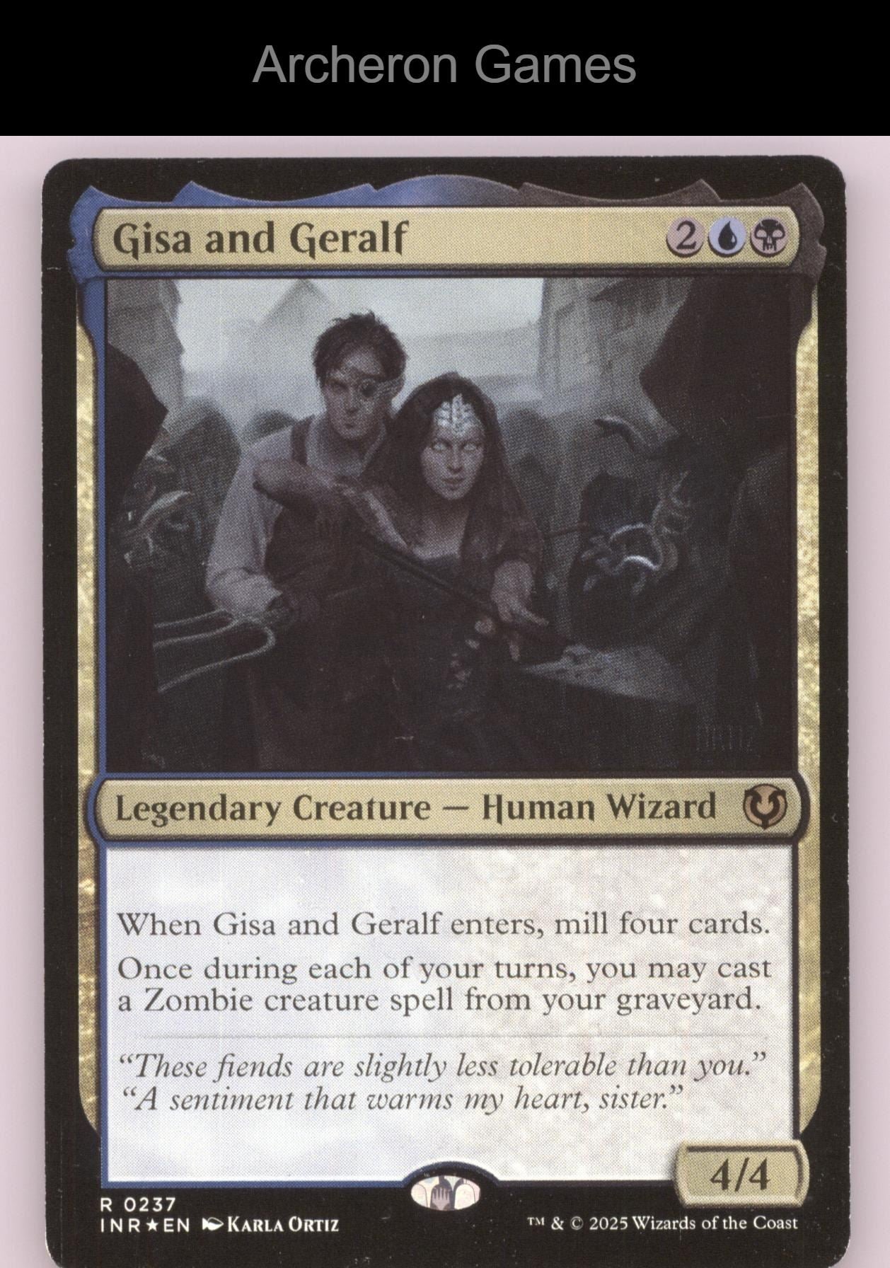Gisa and Geralf 237 R MTG Card Innistrad Remastered