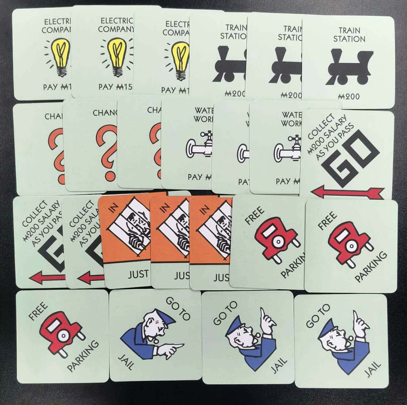 Monopoly Coaster Set #6WW