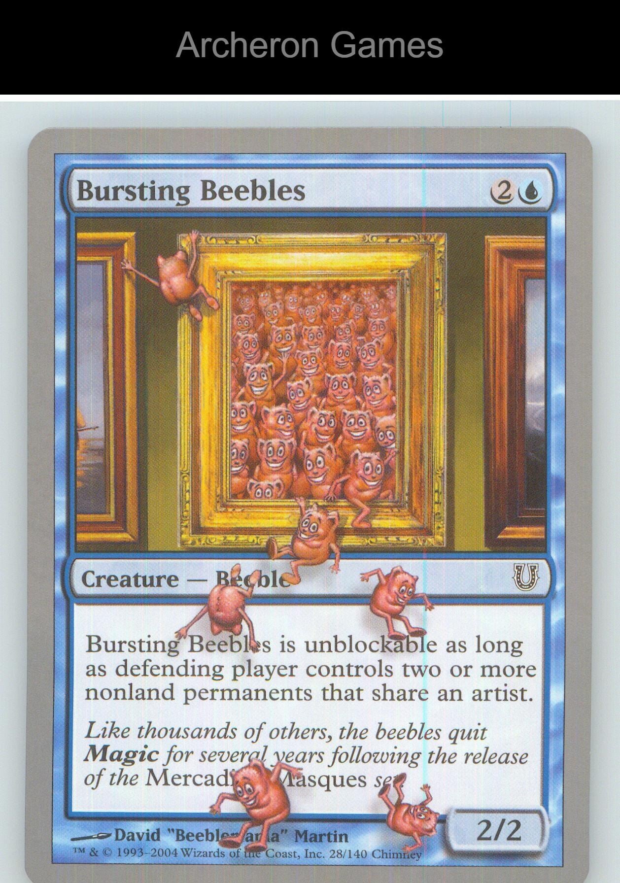Bursting Beebles UNH 28 C MTG Card NM/EX+