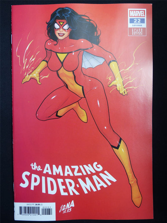 The Amazing SPIDER-MAN #22 Color Block Variant - Apr 2026 Marvel Comic #2LL