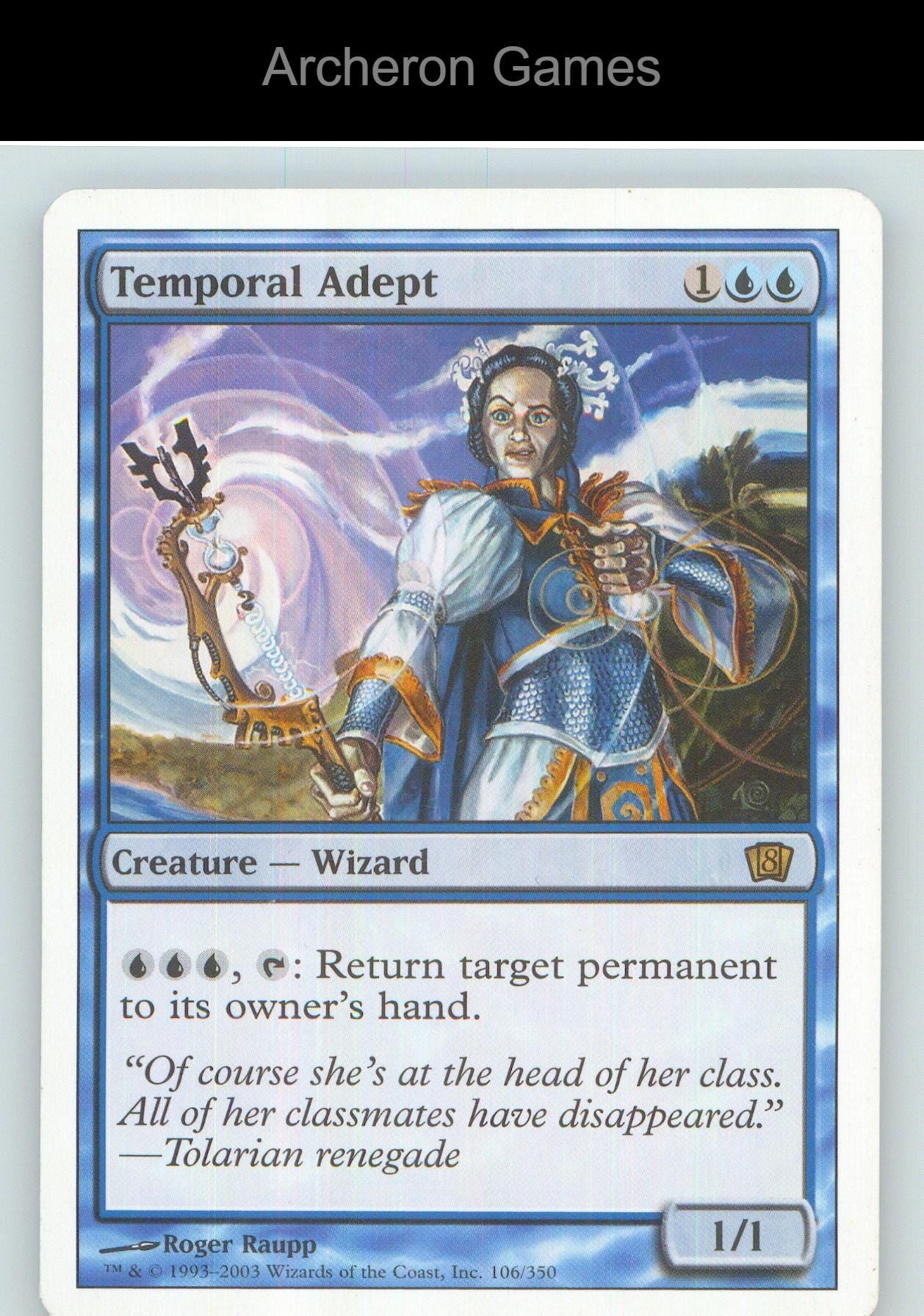 Temporal Adept 8ED 106 R MTG Card NM/EX+