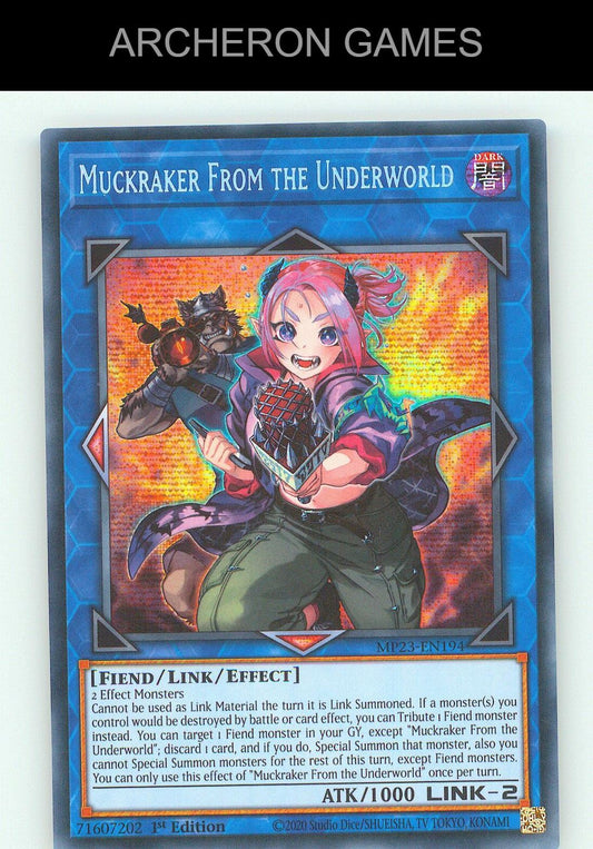 Muckraker From the Underworld SEC YUGIOH Card