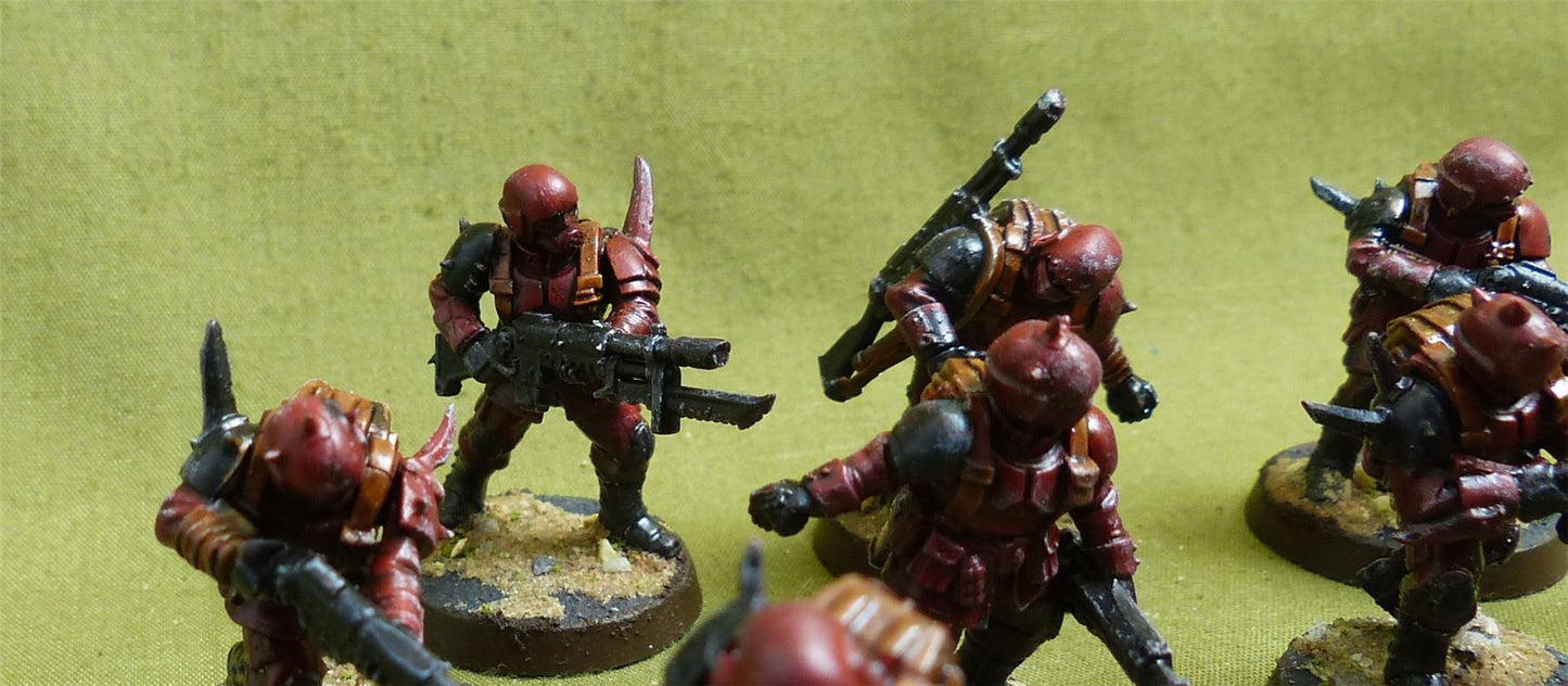 Cadian Shock Troops painted - Astra Militarum - Warhammer 40K #1J2