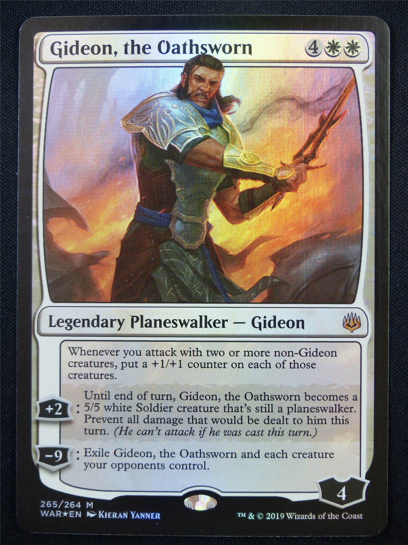 Gideon the Oathsworn Foil - WAR - Mtg Card #16I