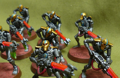 Necron Warriors painted - Necrons - Warhammer 40K #2D2